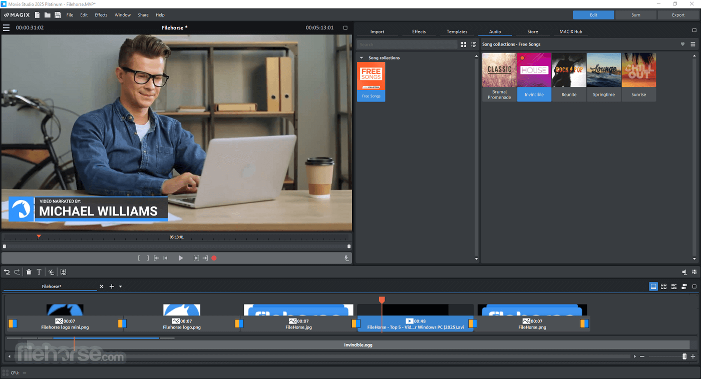 MAGIX Video Deluxe 畫面截圖 3