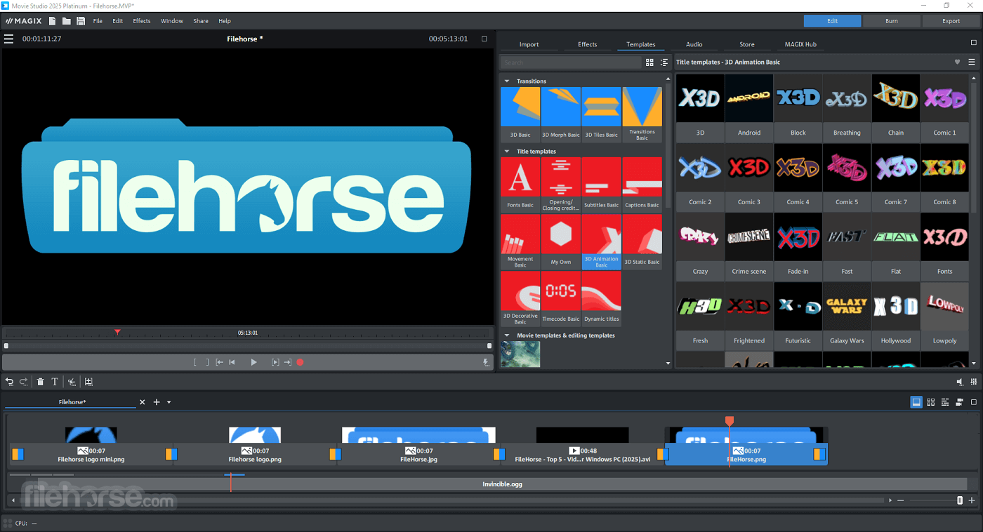 MAGIX Video Deluxe 畫面截圖 4