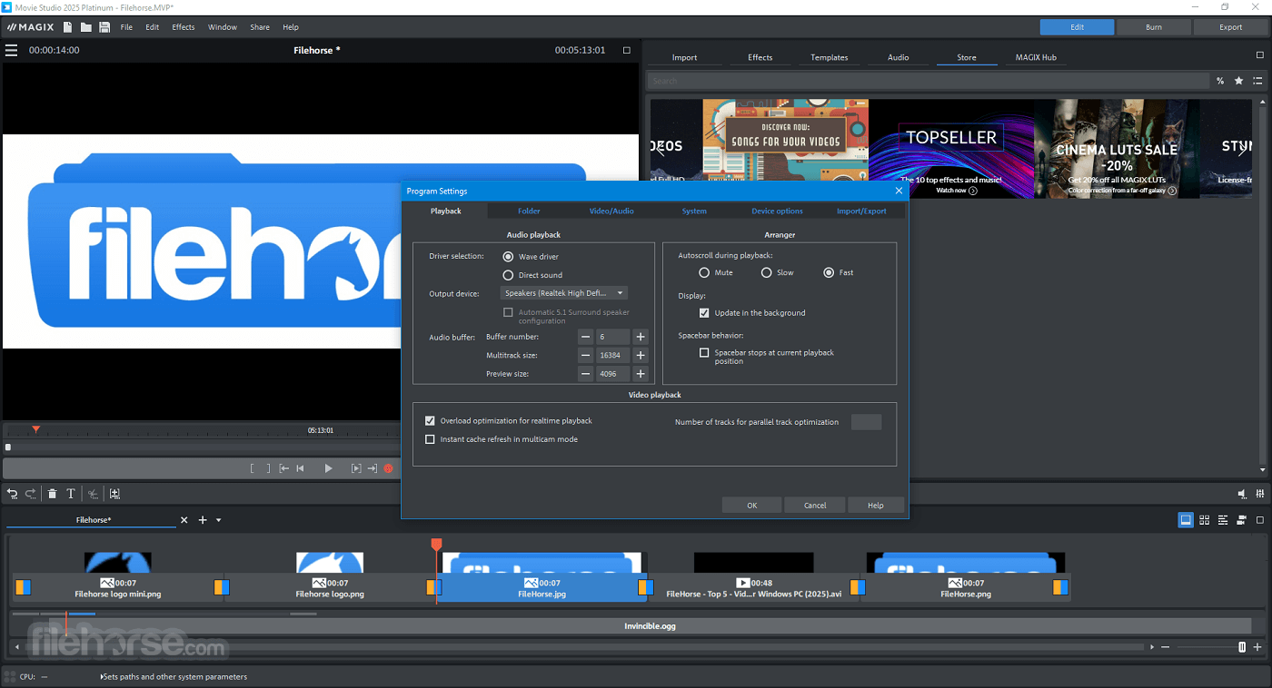 MAGIX Video Deluxe 畫面截圖 5