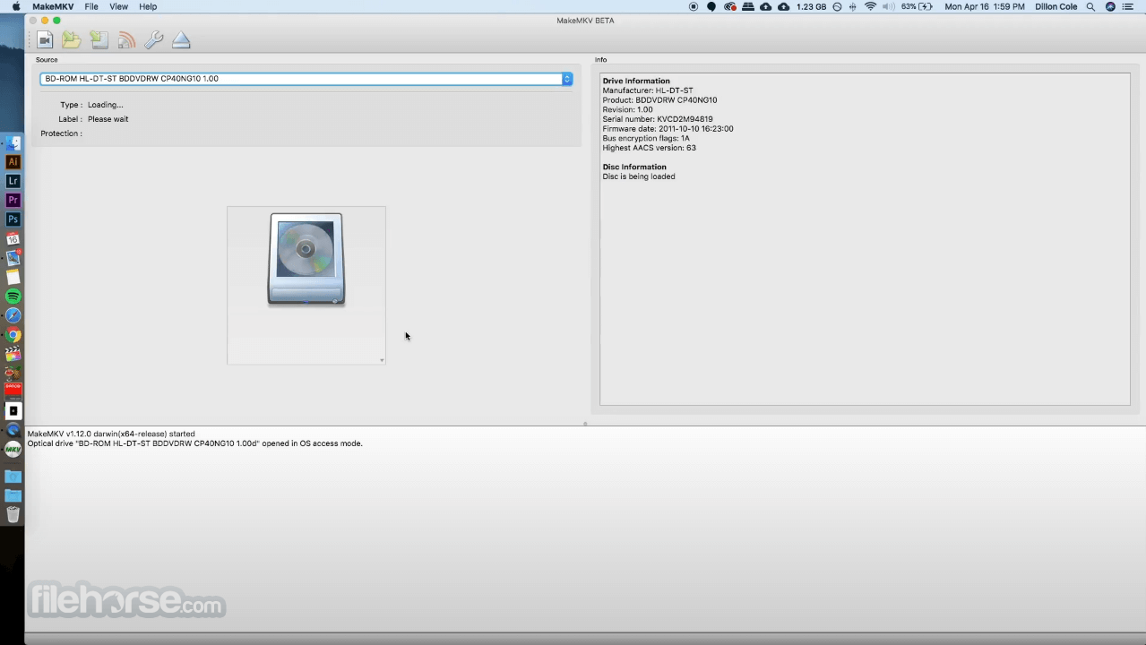 MakeMKV 1.18.4 Beta 畫面截圖 1