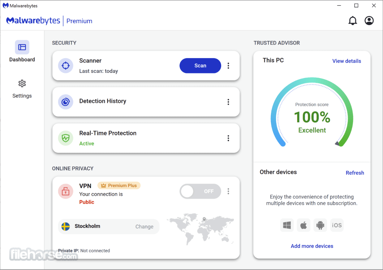 Malwarebytes Premium 畫面截圖 1