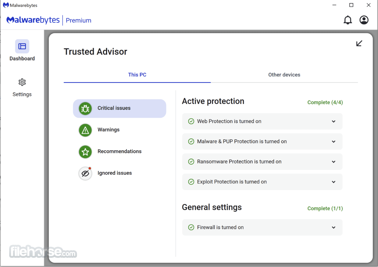 Malwarebytes Premium 畫面截圖 4