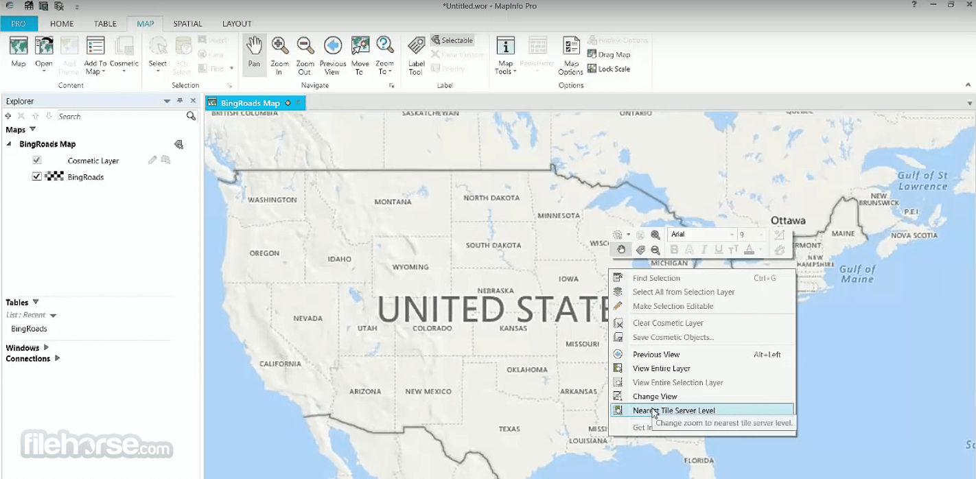 MapInfo Pro 畫面截圖 2