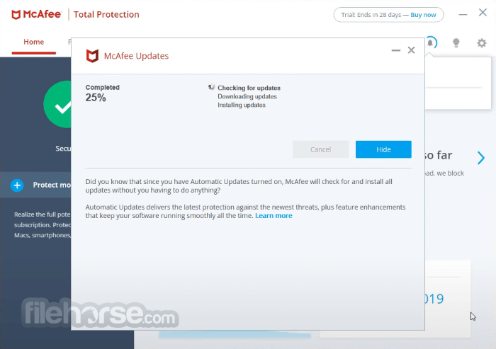 McAfee Total Protection 20.0 Build 16.0 R28 畫面截圖 2
