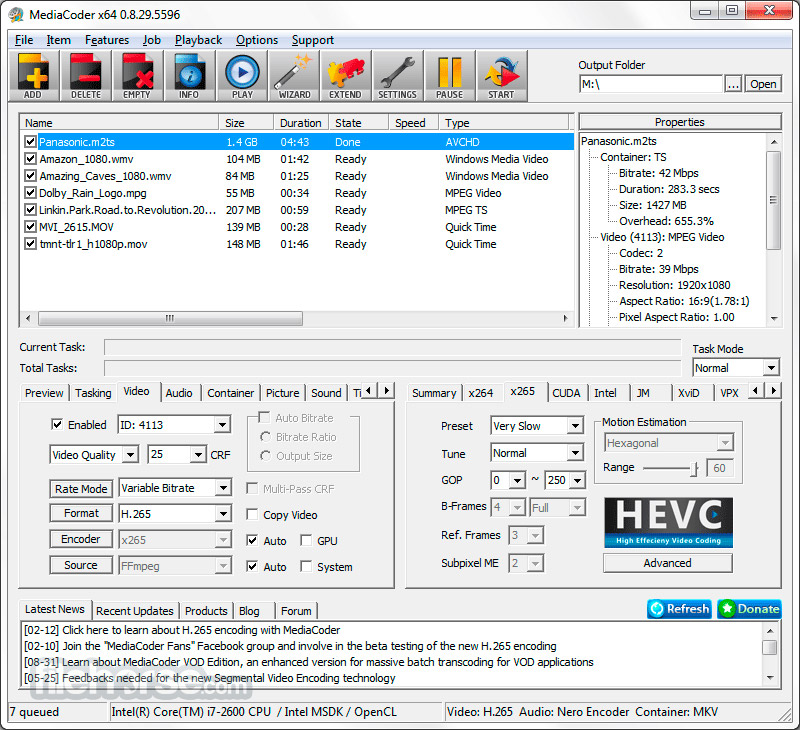 MediaCoder 畫面截圖 2