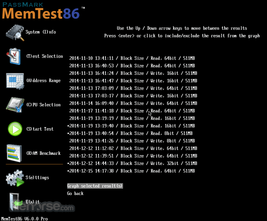 Memtest86 畫面截圖 5