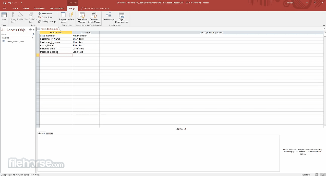 Microsoft Access 畫面截圖 2