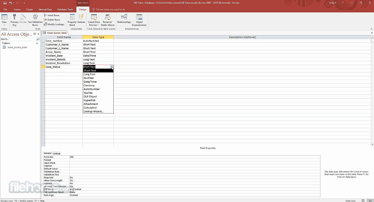 Microsoft Access 畫面截圖 3