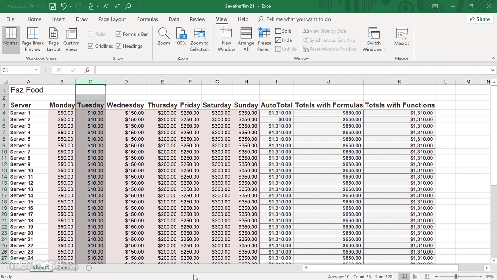 Microsoft Excel 畫面截圖 4