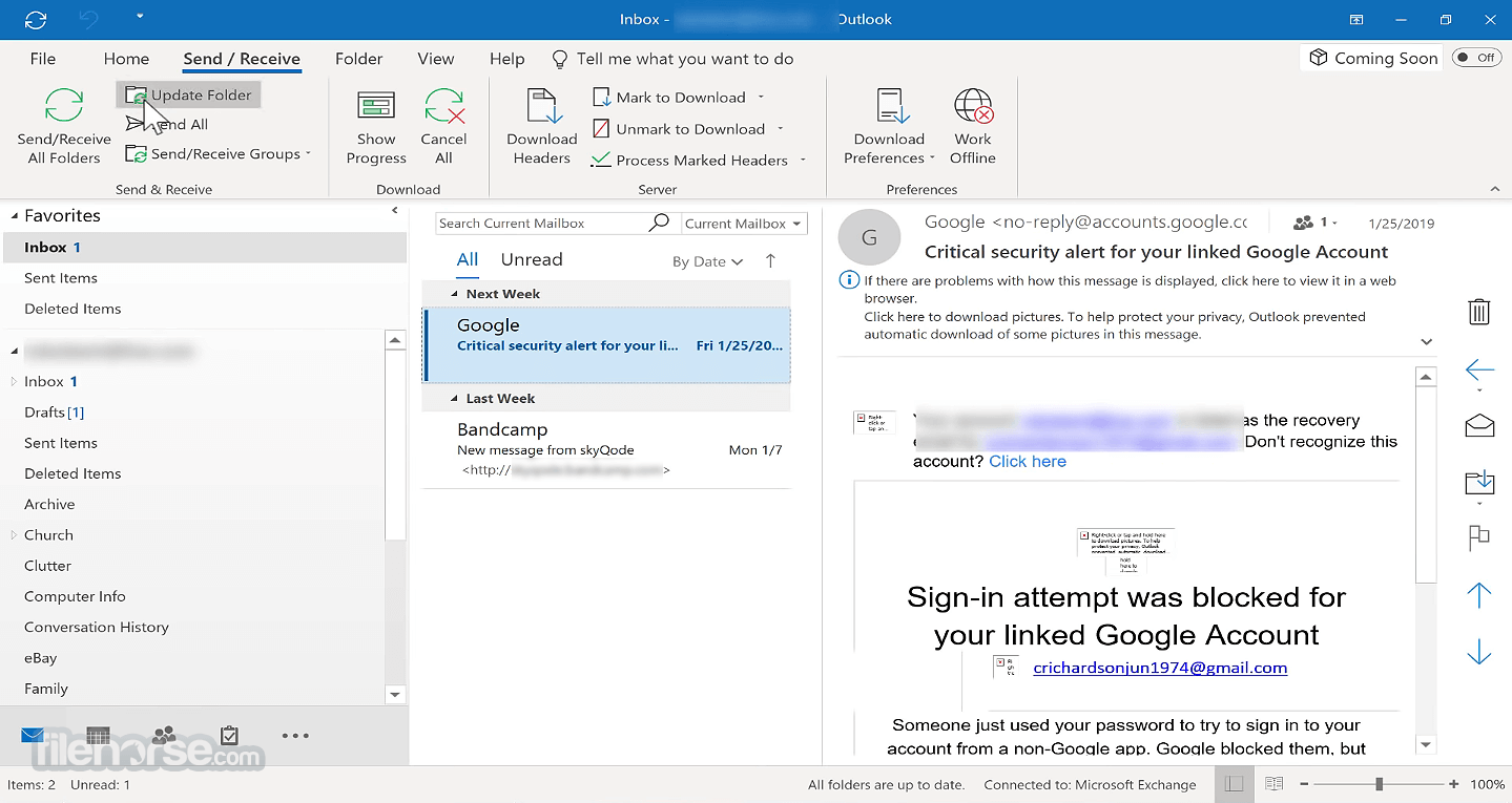 Microsoft Outlook 畫面截圖 1