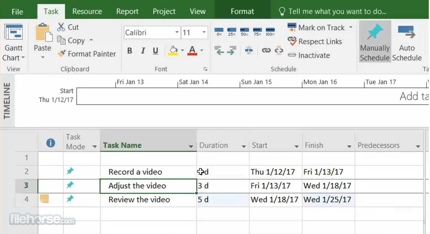 Microsoft Project 畫面截圖 3