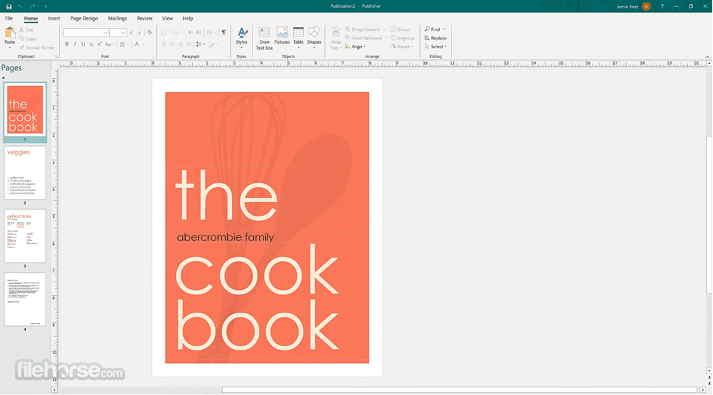 Microsoft Publisher 畫面截圖 1
