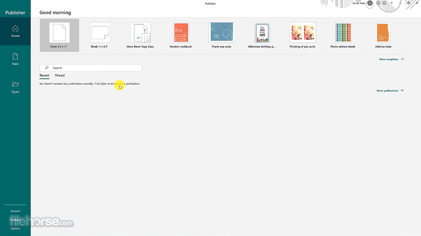 Microsoft Publisher 畫面截圖 2
