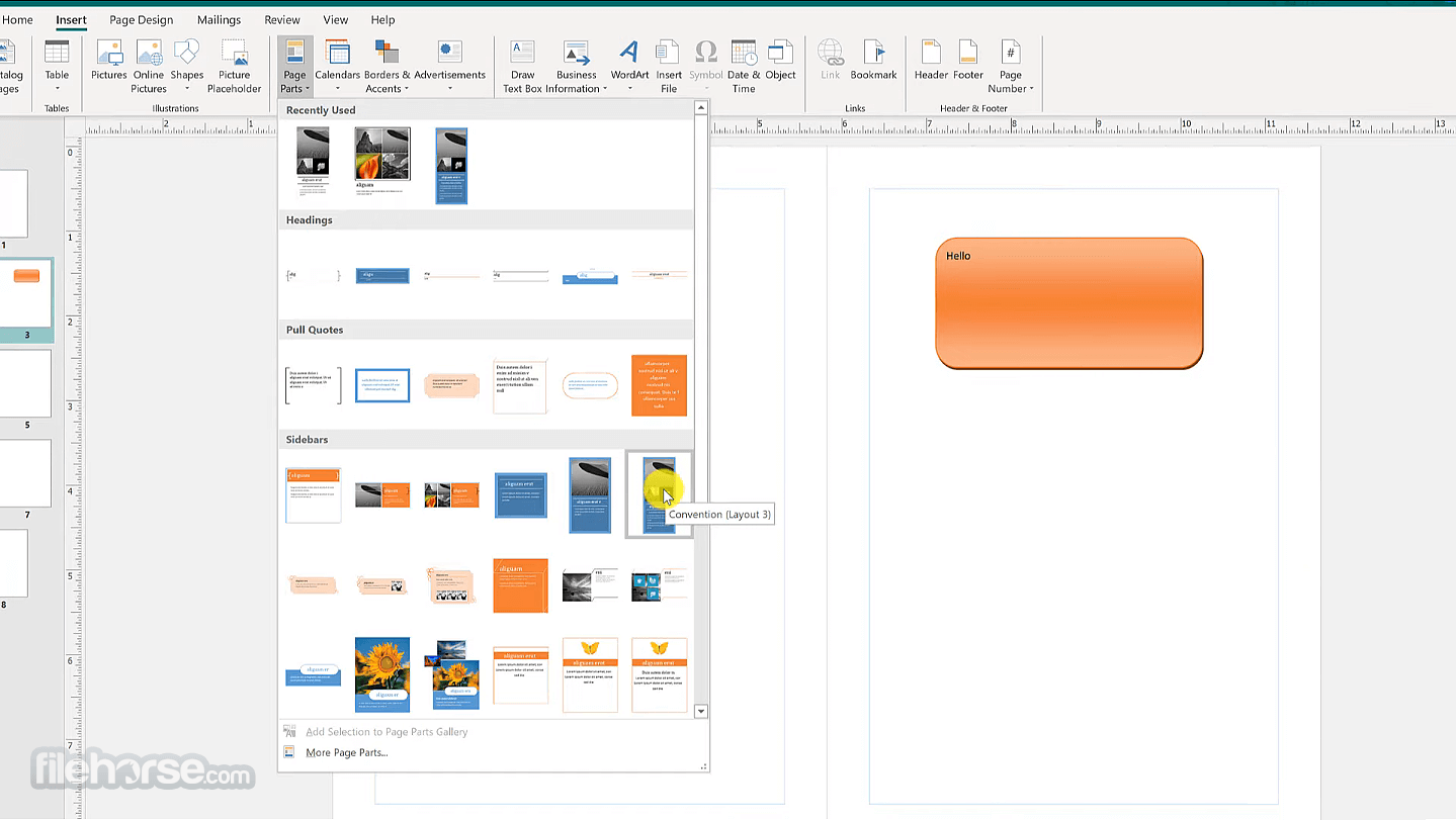 Microsoft Publisher 畫面截圖 4