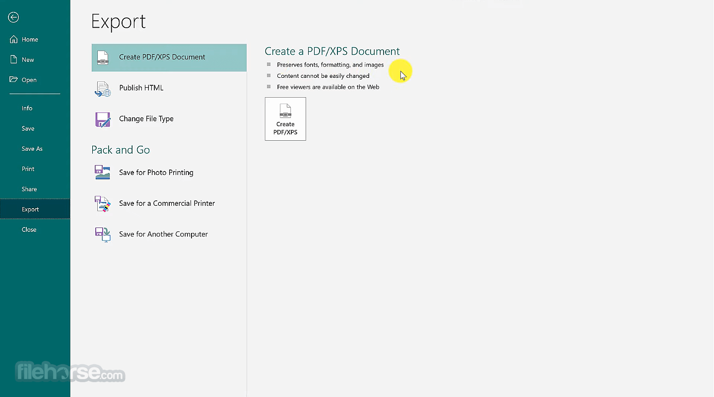 Microsoft Publisher 畫面截圖 5