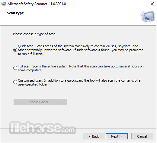 Microsoft Safety Scanner 1.457.130.0 (64-bit) 畫面截圖 1
