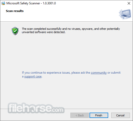 Microsoft Safety Scanner 1.457.130.0 (64-bit) 畫面截圖 3