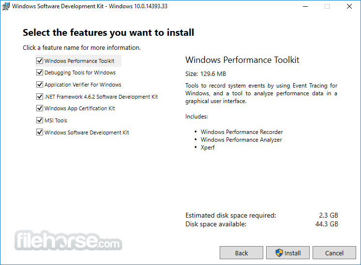 Microsoft Windows SDK 10.0.28000.2526 (Windows 11) 畫面截圖 1