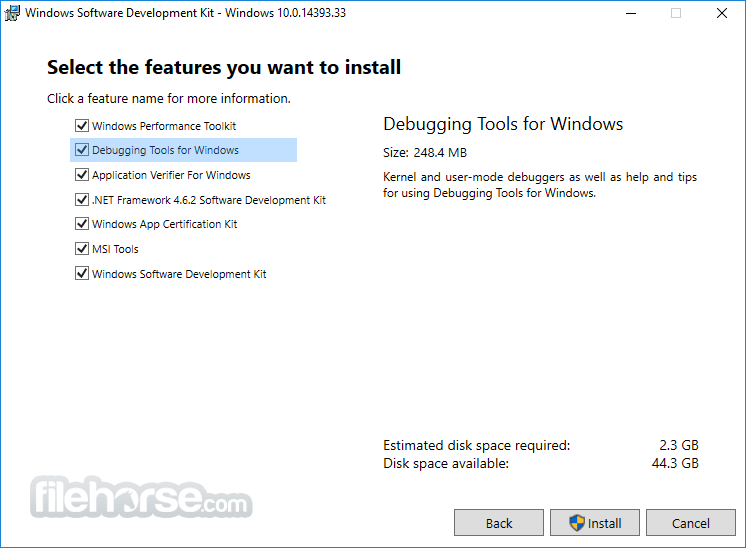 Microsoft Windows SDK 10.0.28000.2526 (Windows 11) 畫面截圖 2
