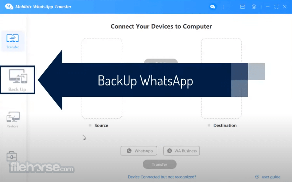 Mobitrix WhatsApp Transfer 畫面截圖 2