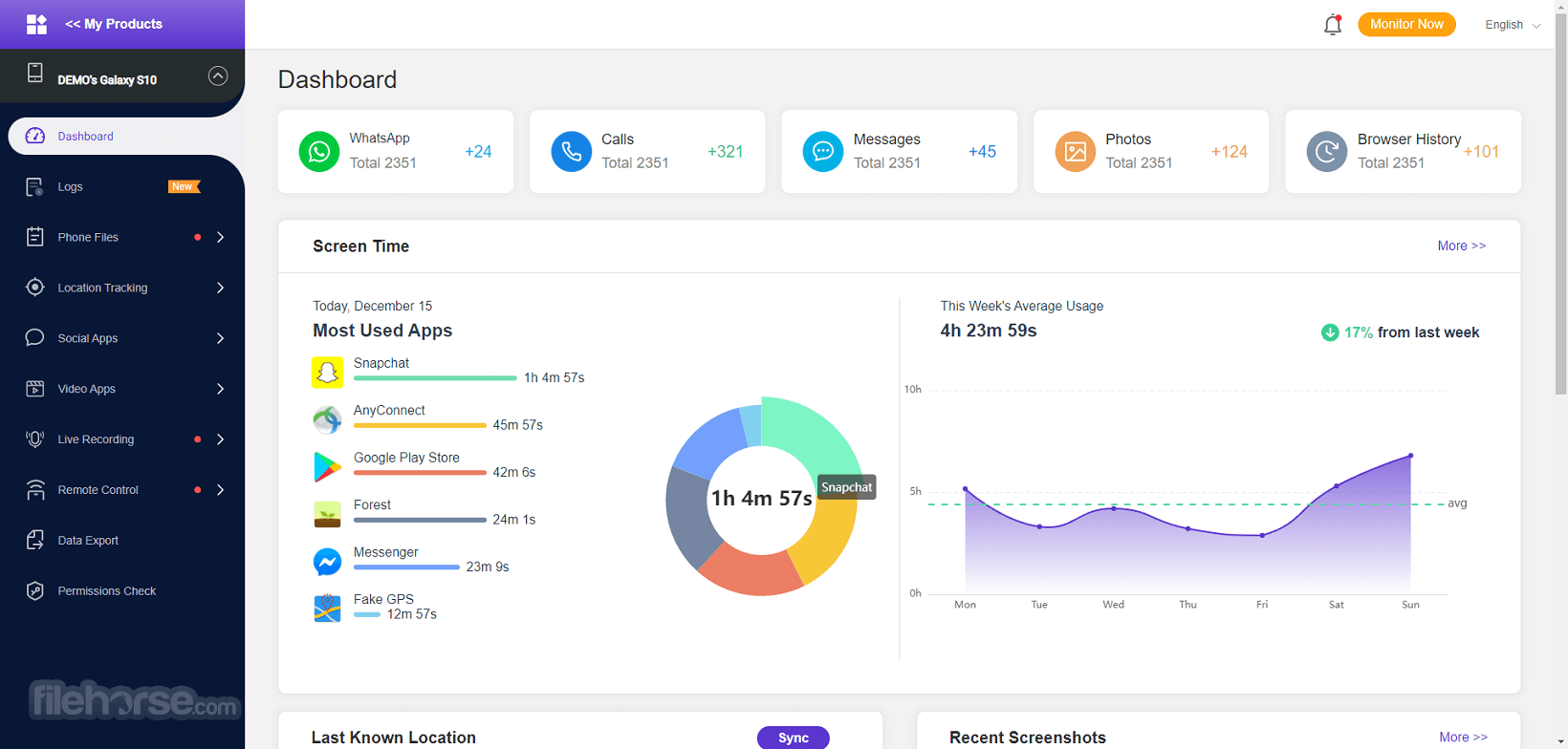 MoniMaster - Phone Tracker Solution 畫面截圖 1