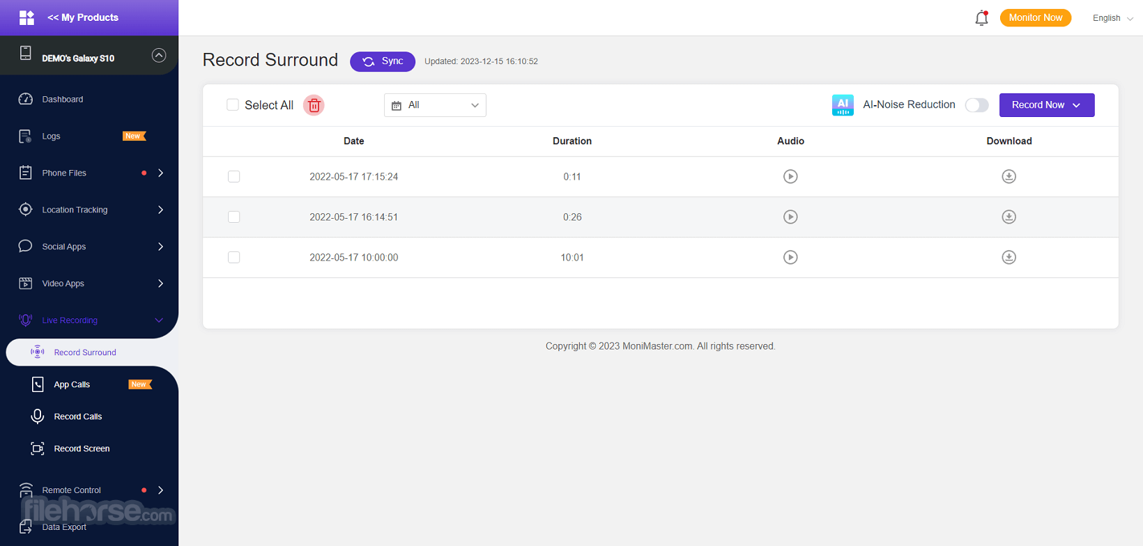 MoniMaster - Phone Tracker Solution 畫面截圖 3