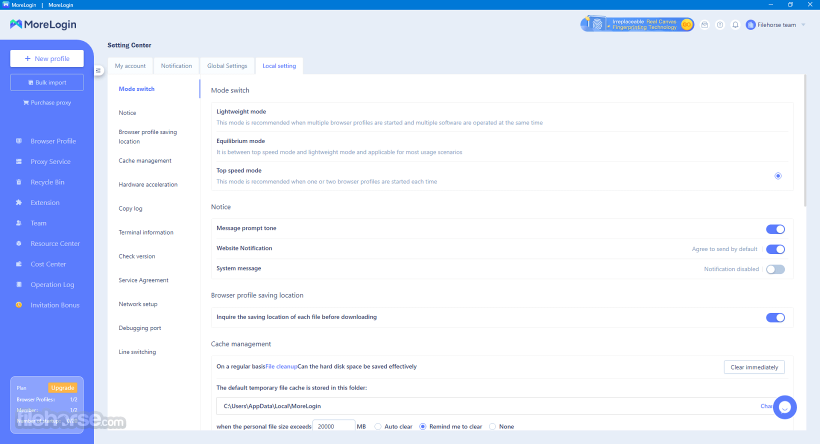 MoreLogin - Browser for multi-accounting 畫面截圖 5