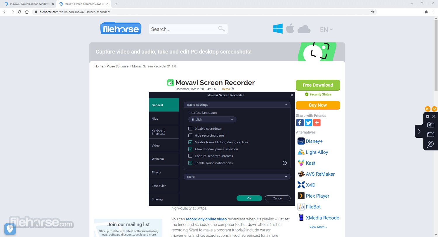 Movavi Screen Recorder 畫面截圖 3