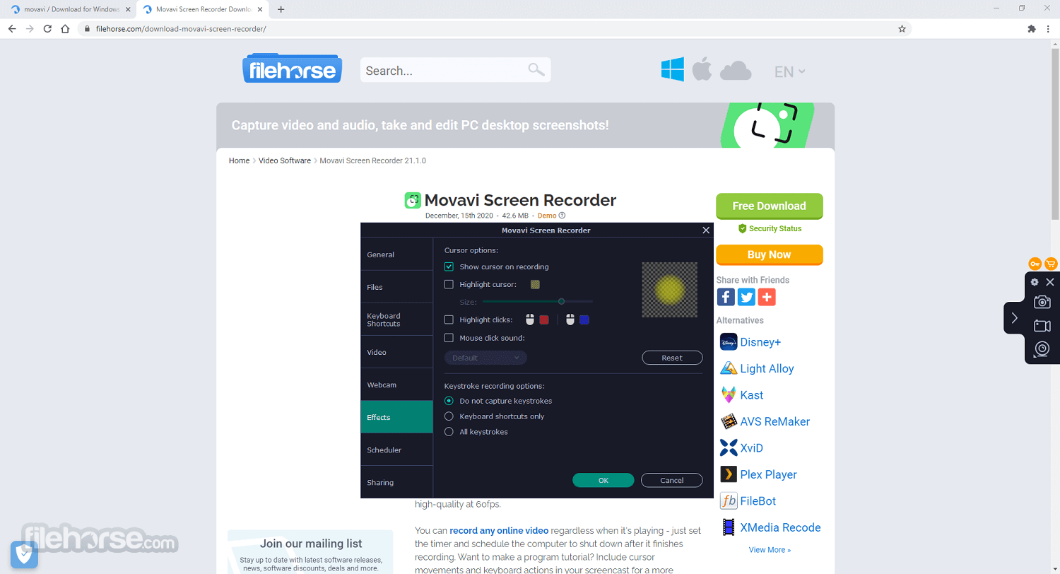 Movavi Screen Recorder 畫面截圖 4