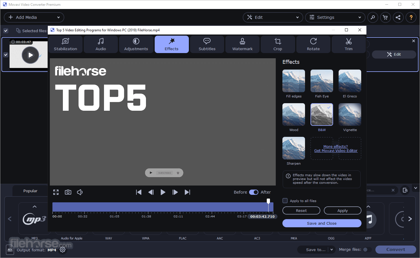 Movavi Video Converter 畫面截圖 4