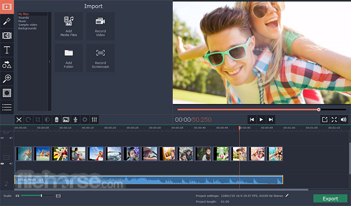 Movavi Video Editor Plus 2026 畫面截圖 1