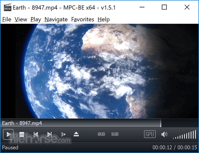 MPC-BE 1.9.1 (64-bit) 畫面截圖 1