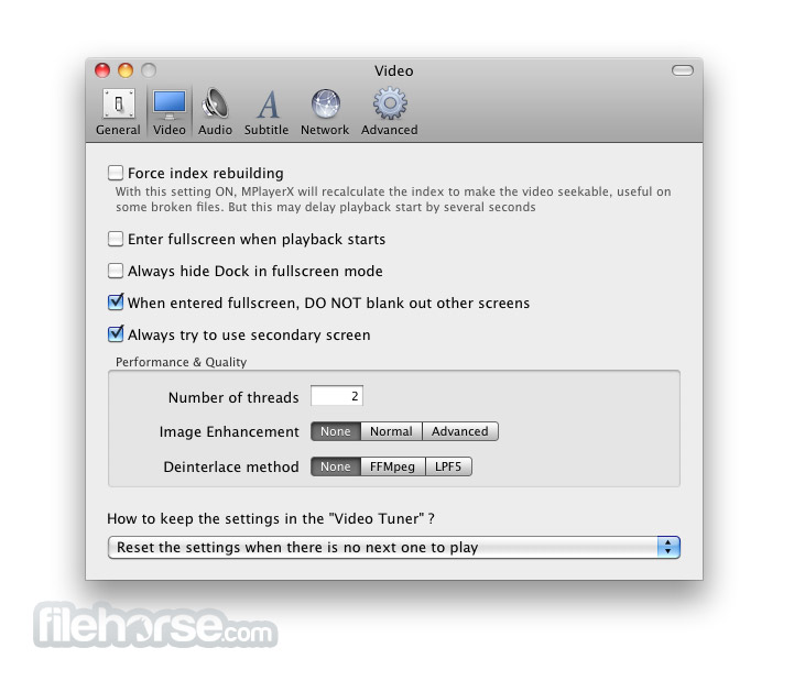 MPlayerX 1.1.4 Build 畫面截圖 5