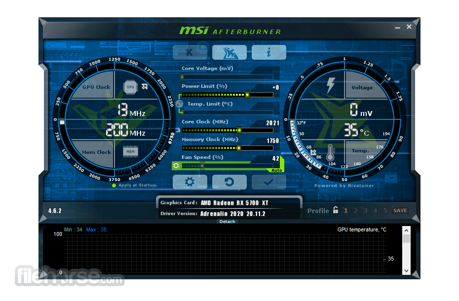 MSI Afterburner 畫面截圖 1