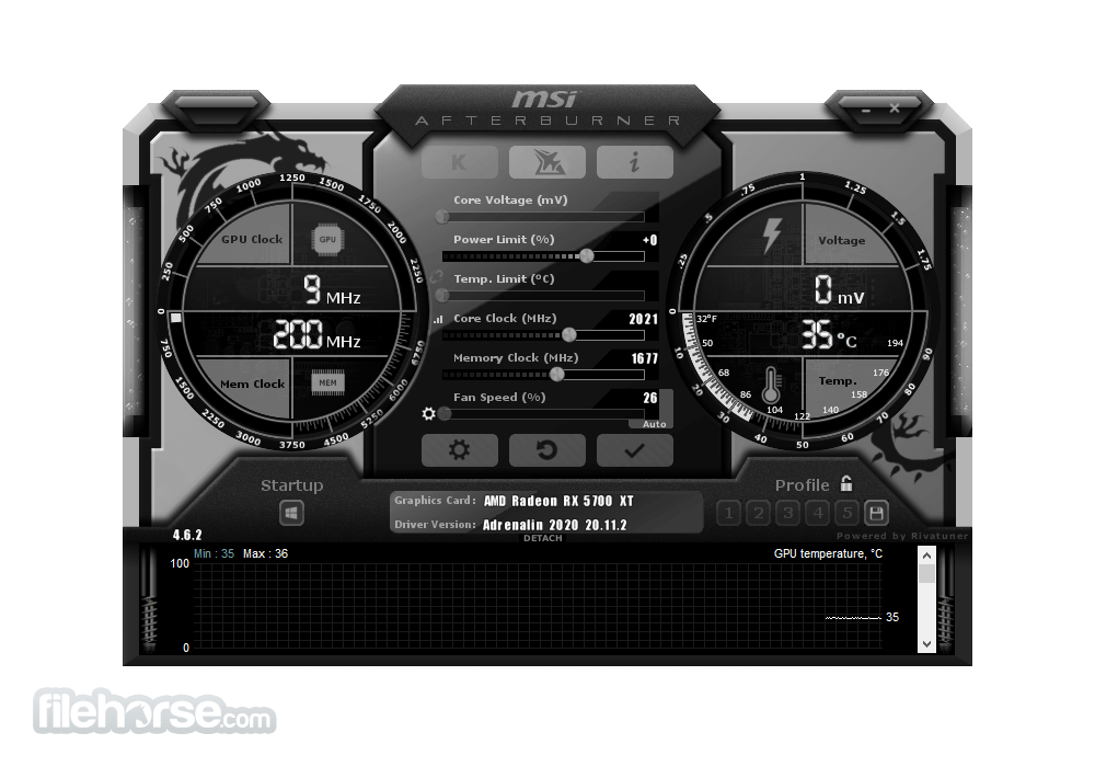 MSI Afterburner 畫面截圖 3