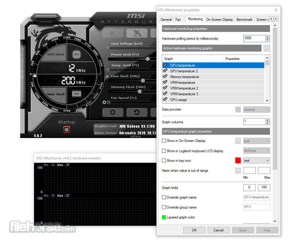 MSI Afterburner 畫面截圖 4