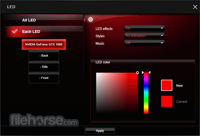 MSI Gaming APP 畫面截圖 3