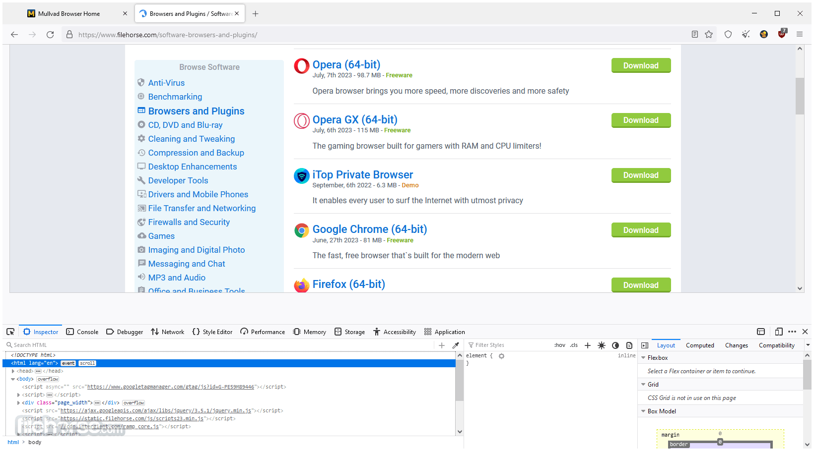 Mullvad Browser 畫面截圖 2