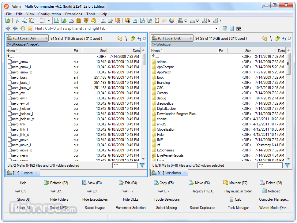 Multi Commander 16.1.0 Build 3200 (64-bit) 畫面截圖 1