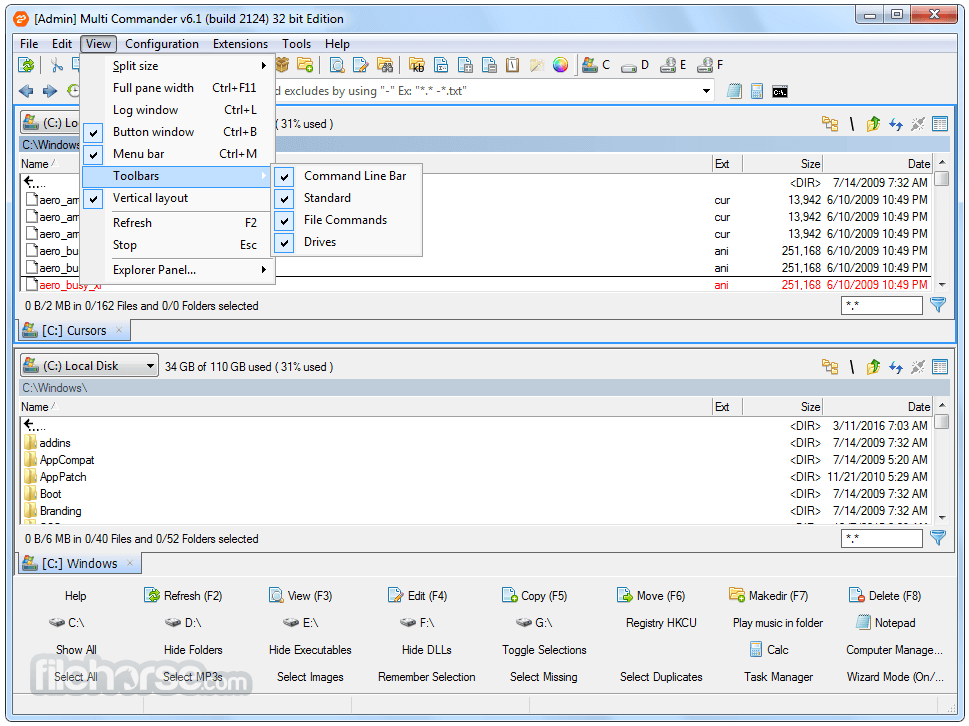 Multi Commander 16.1.0 Build 3200 (64-bit) 畫面截圖 2