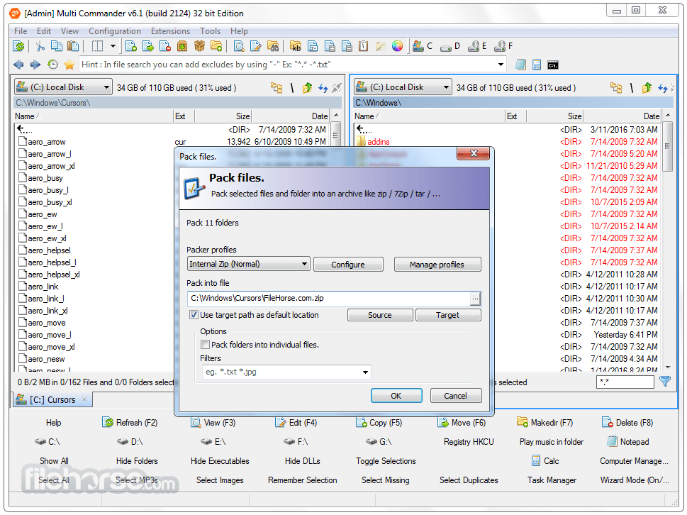 Multi Commander 16.1.0 Build 3200 (64-bit) 畫面截圖 3