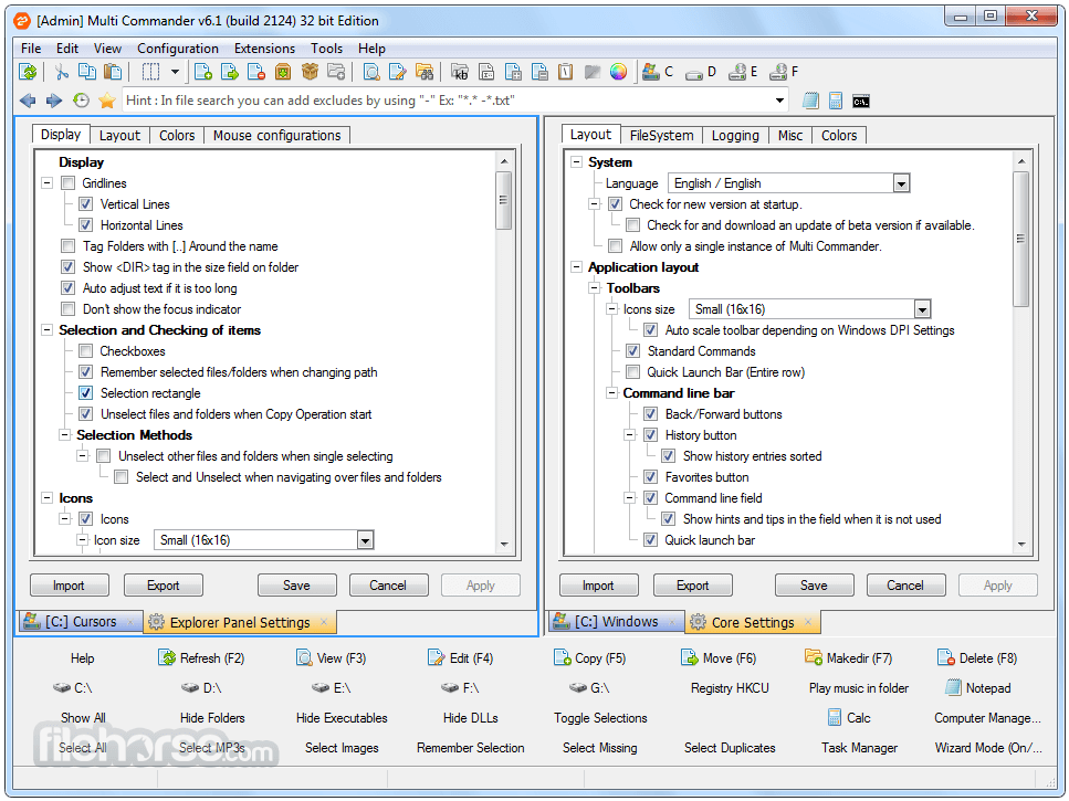 Multi Commander 16.1.0 Build 3200 (64-bit) 畫面截圖 5