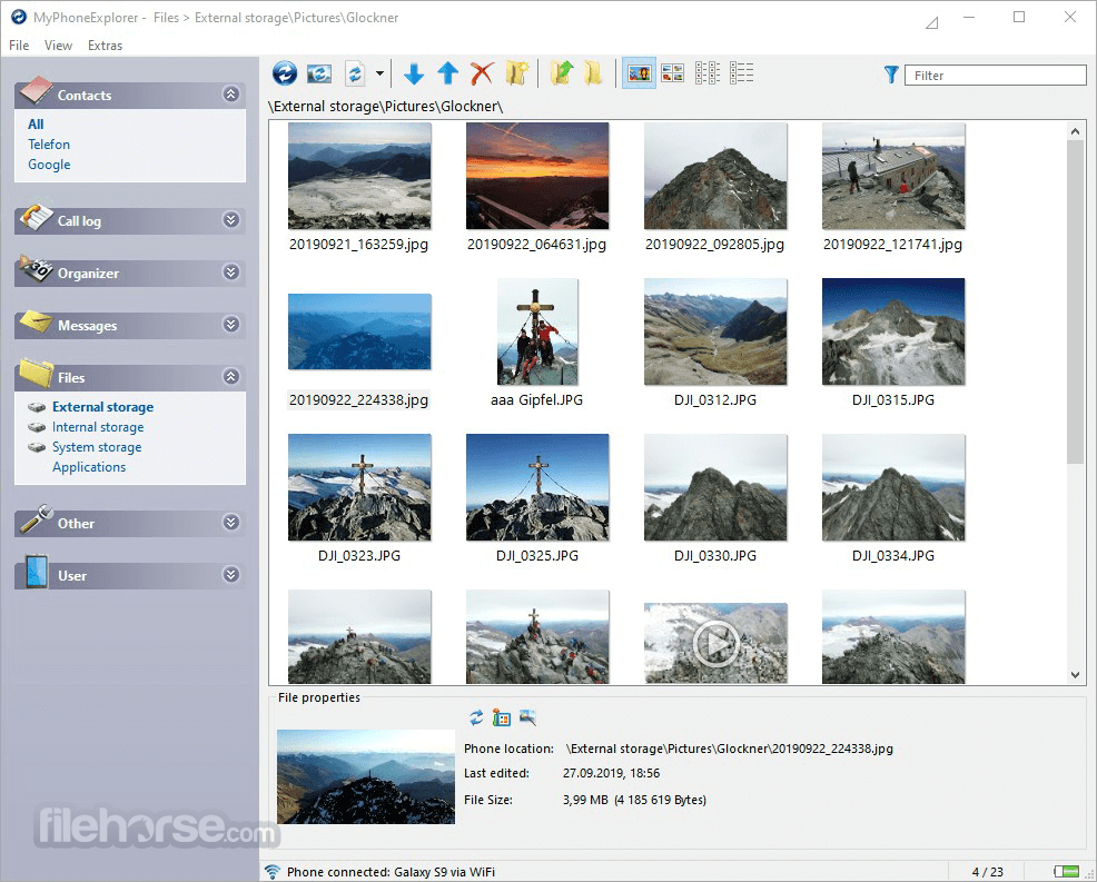 MyPhoneExplorer 畫面截圖 1