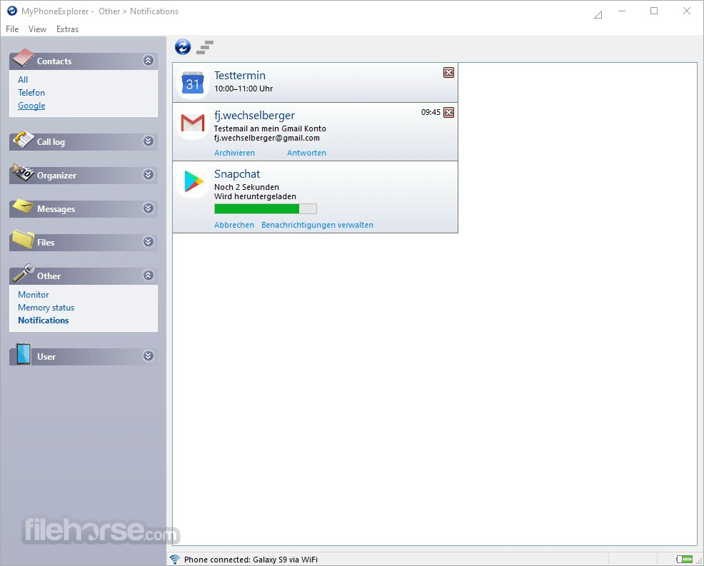 MyPhoneExplorer 畫面截圖 5