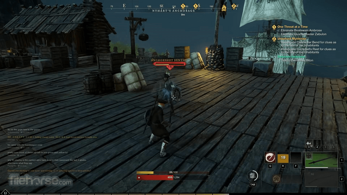 New World - Open World MMO PC Game 畫面截圖 1