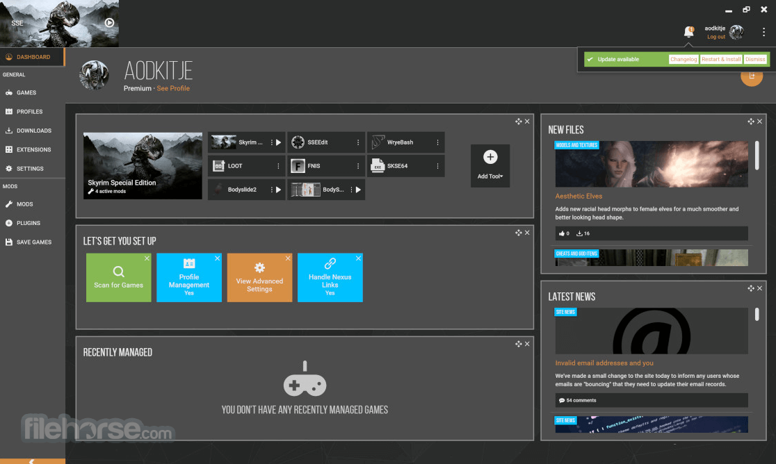 Nexus Mod Manager 畫面截圖 1