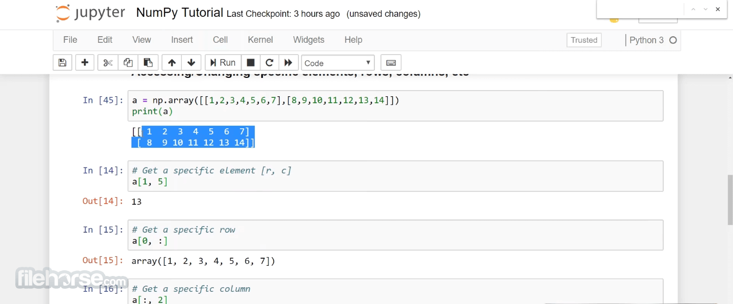 NumPy 畫面截圖 5