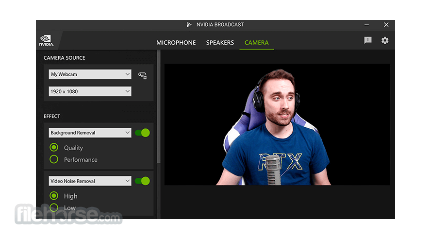 NVIDIA Broadcast 畫面截圖 2