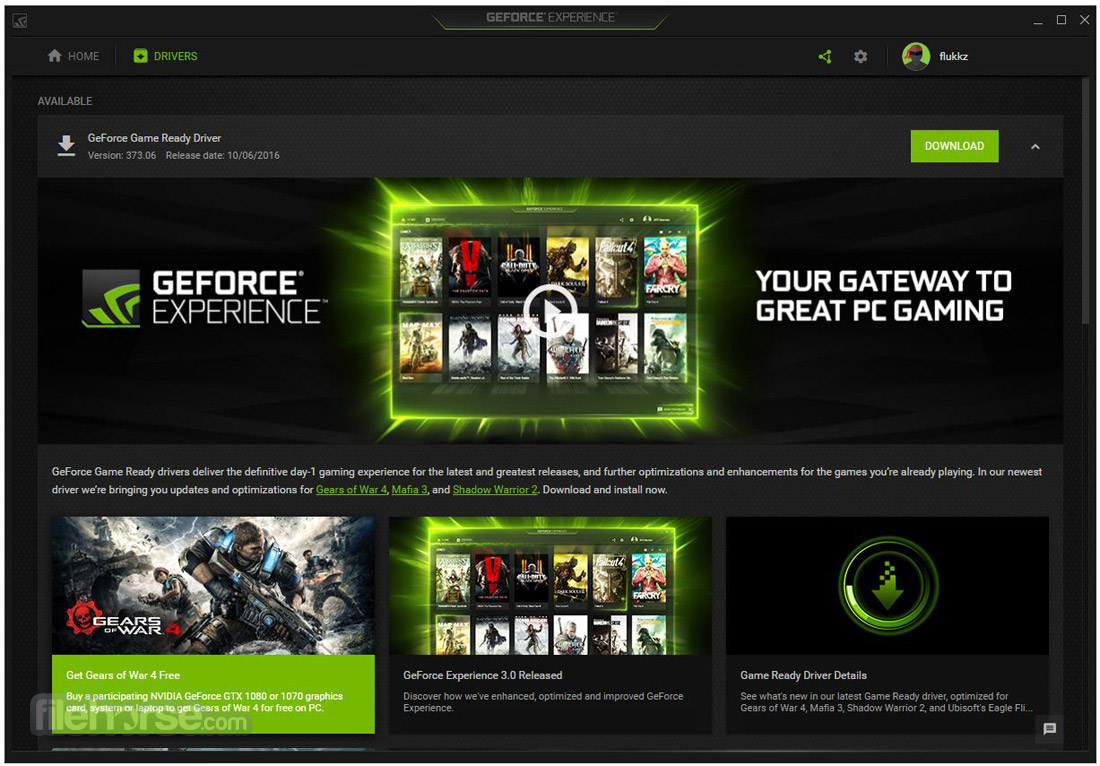 NVIDIA GeForce Experience 畫面截圖 4