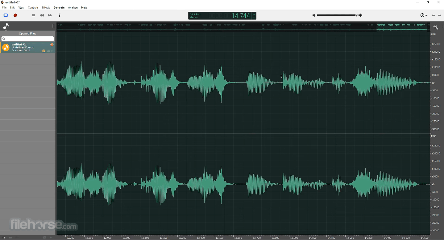Ocenaudio 畫面截圖 2
